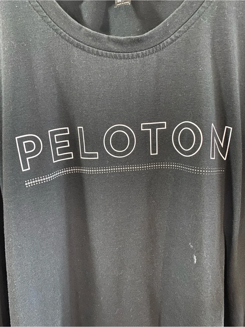 Adidas x Peloton Men’s 2XL Black Logo T-Shirt Cycling